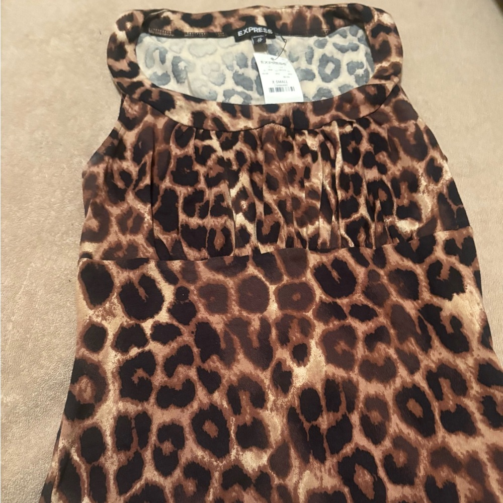 Express Leopard Print Women's Top
